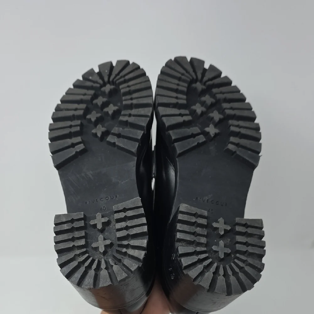 Rivecour Black Women's Loafers Size 40=9.5